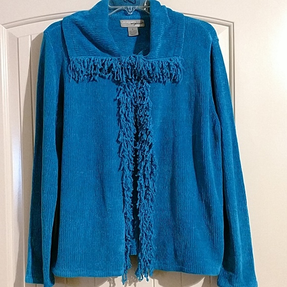 Designers Originals Sweaters - Designers Originals open front fringe sweater